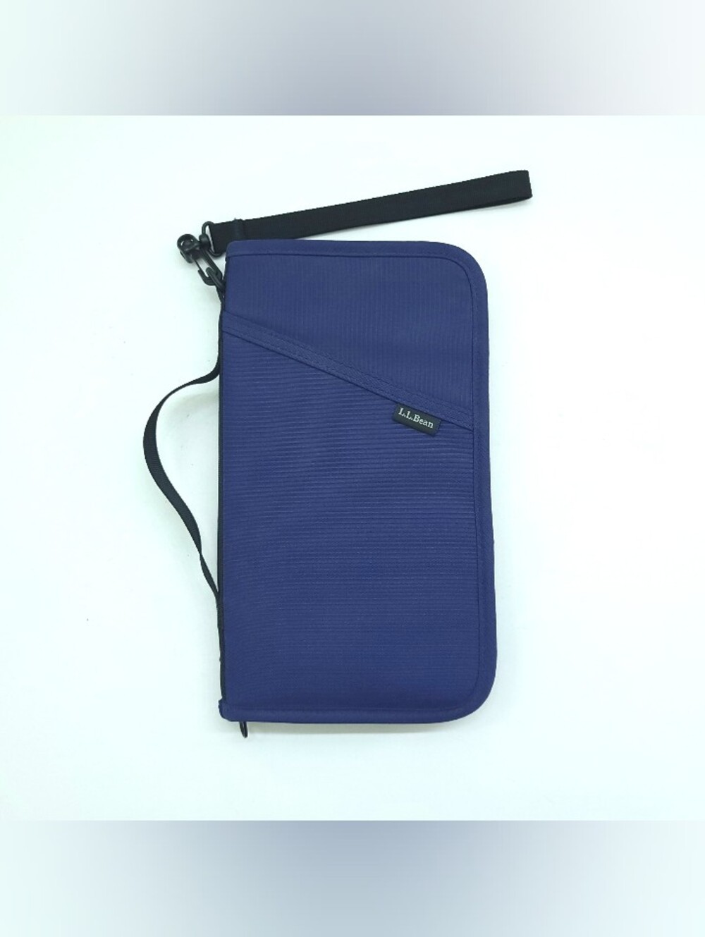 LL Bean Passport Travel Wallet Blue - WORN ID HOLDER PLASTIC - 0DCA1 Blue